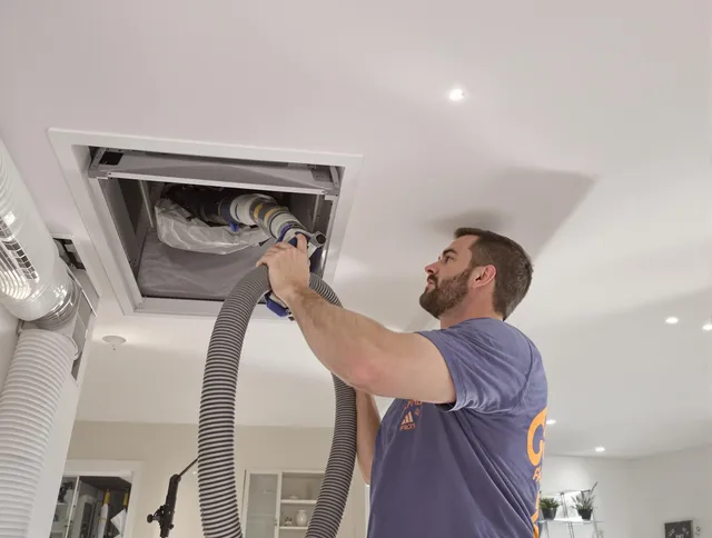 Precision indoor duct cleaning by Fontana Air Duct Cleaning in Fontana