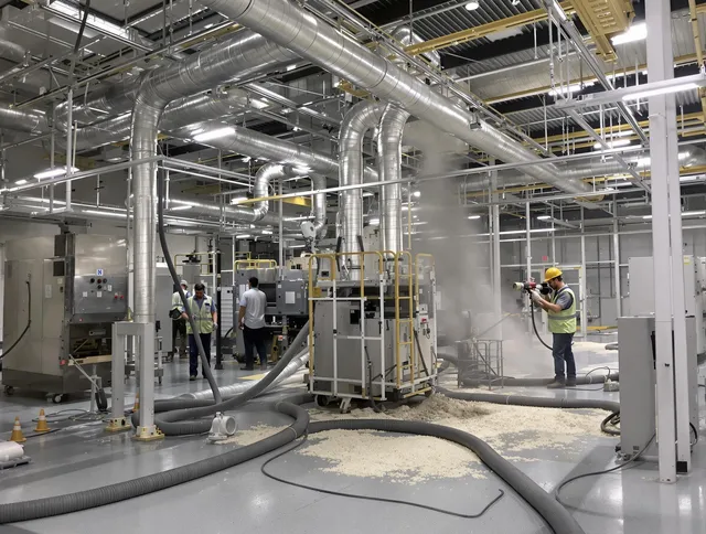 Heavy-duty industrial duct cleaning by Fontana Air Duct Cleaning in Fontana