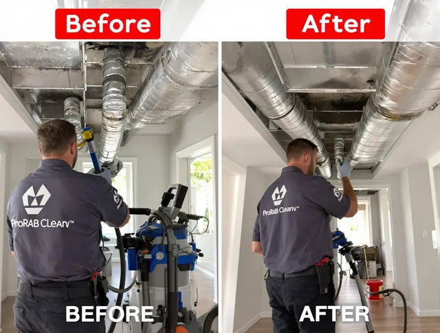 Fontana Air Duct Cleaning expert performing thorough residential duct cleaning in a Fontana home